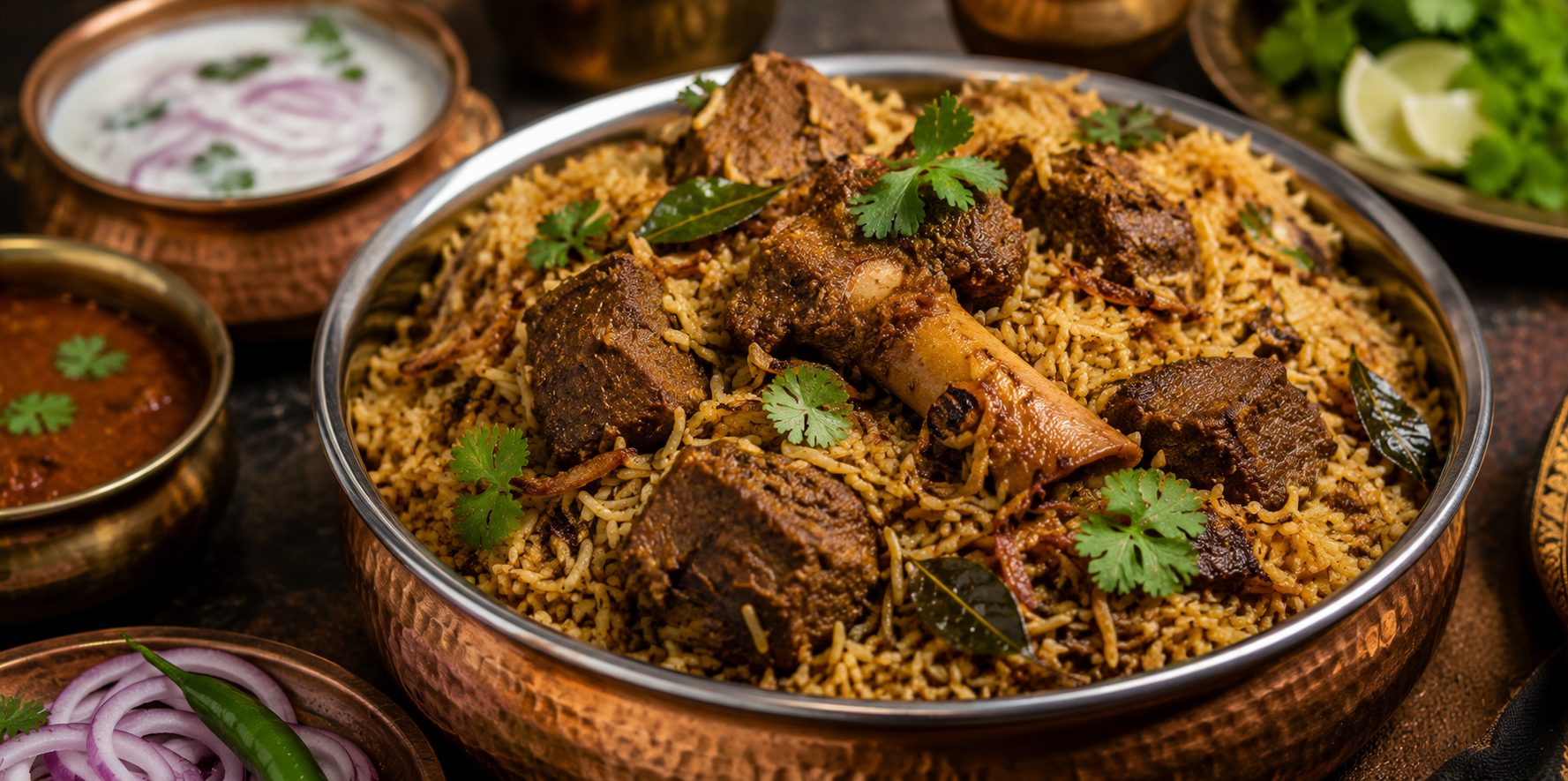 Goat Fry Biryani