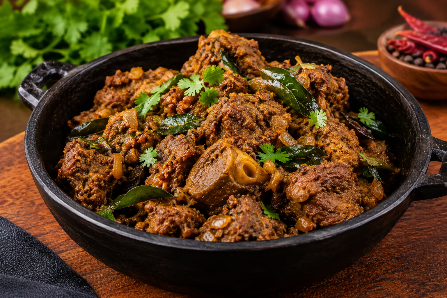 Mutton Uppu Kari Pirattal